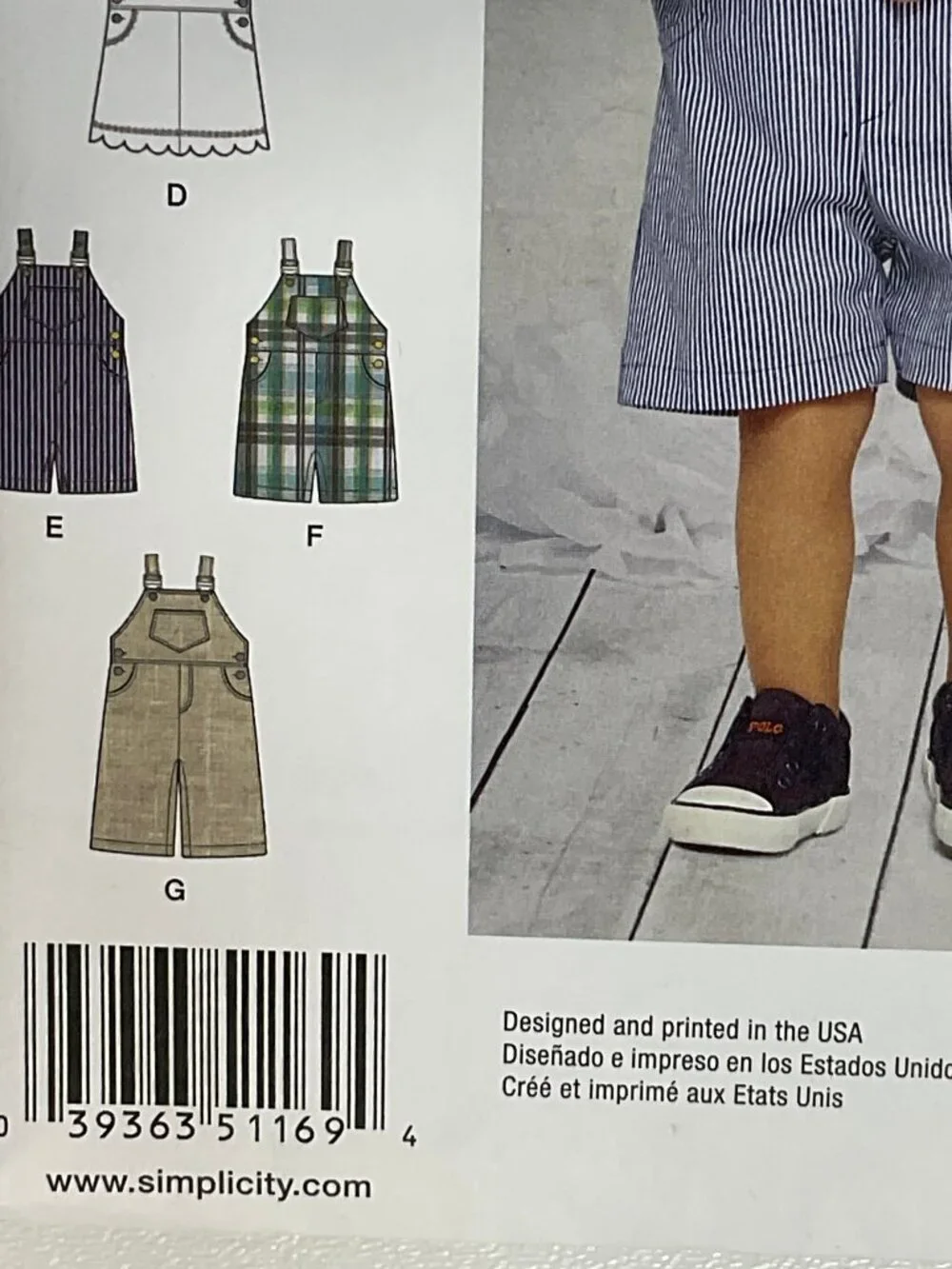 Simplicity 1169 & 1447 Baby Clothes Bundle Uncut Patterns XXS-L Unisex Sewing